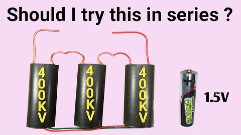 1.5V, 3 × 400KV module in series | JLCPCB