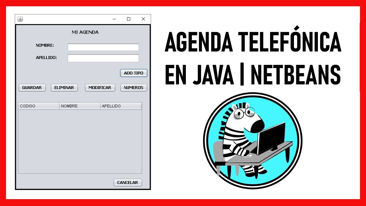 Como crear agenda telefónica en java | NetBeans 🎁🚀