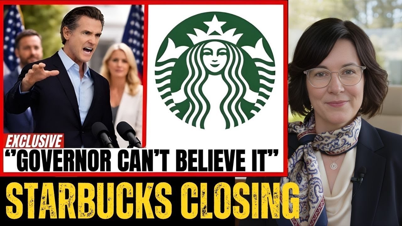California Governor PANICS as Starbucks Shuts Down 300+ Locations | Economic Collapse in California?