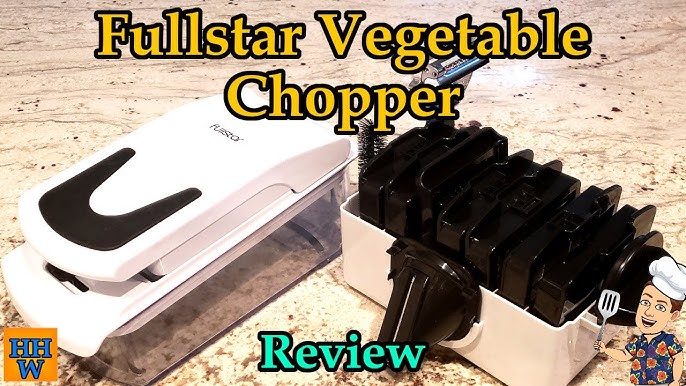 Introducing the Fullstar Vegetable Chopper — Spiralizer Vegetable Slicer —  Onion Chopper with Container, by EasyLife