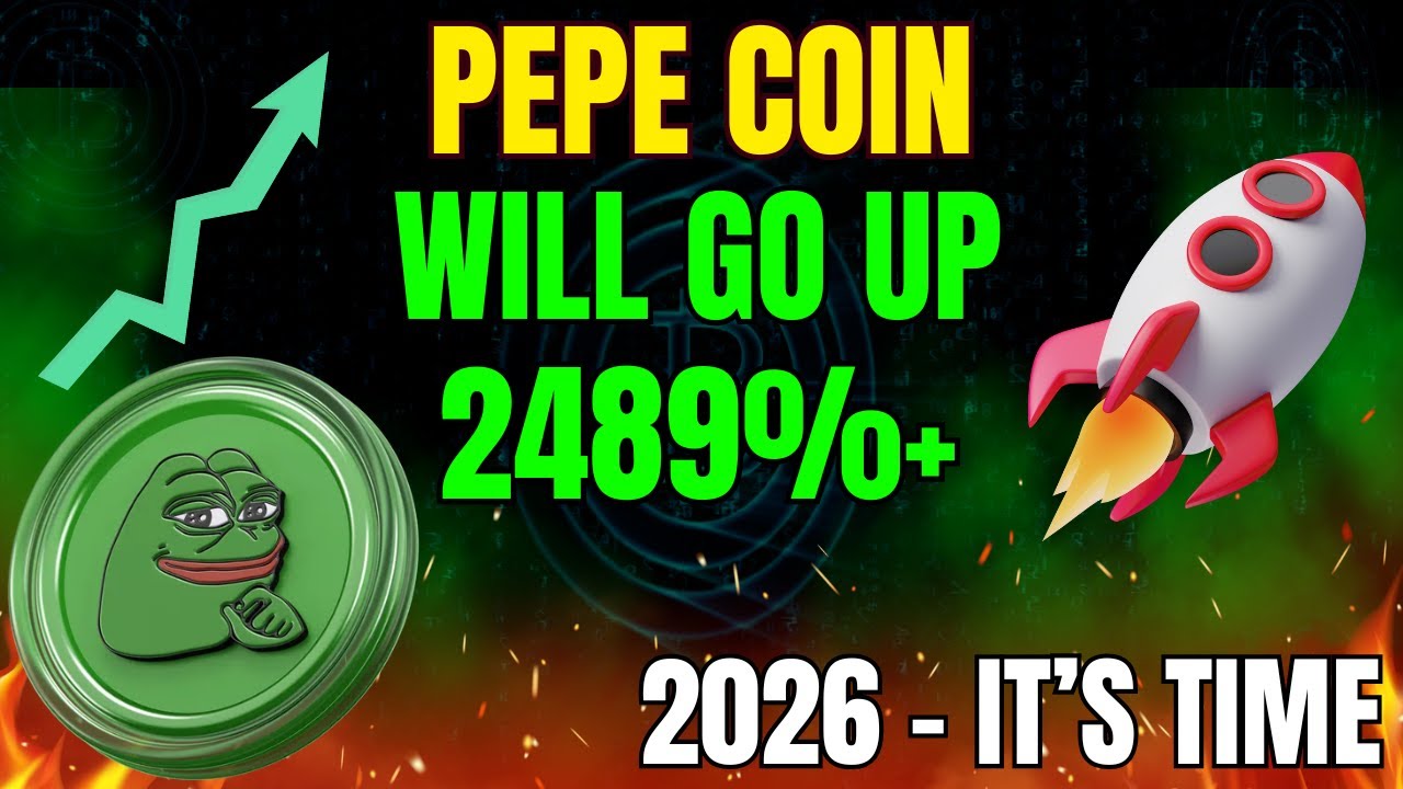 PEPE COIN PRICE PREDICTION 2026 JANUARY - PEPE IS GOING TO SKYROCKET -  LATEST ANALYSIS - YouTube