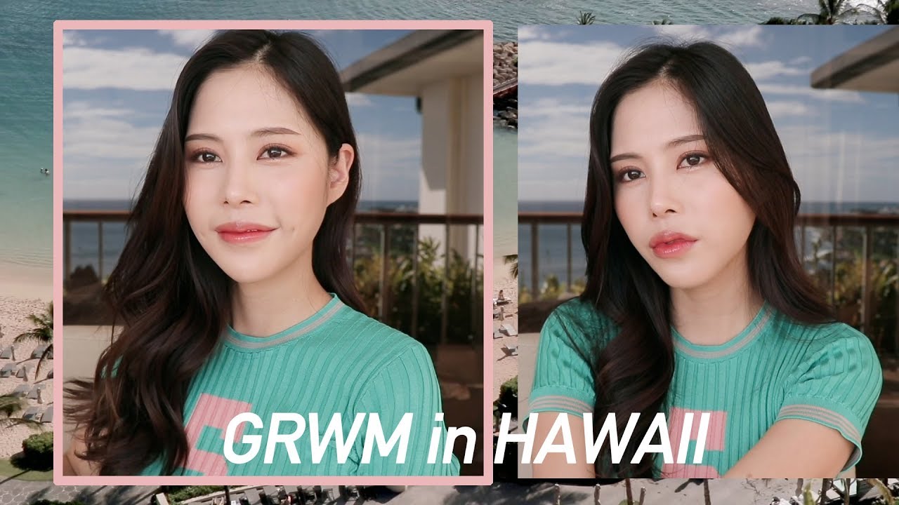 Eng) 신혼여행 하와이에서 같이 준비해요 🌴 GRWM in HAWAII