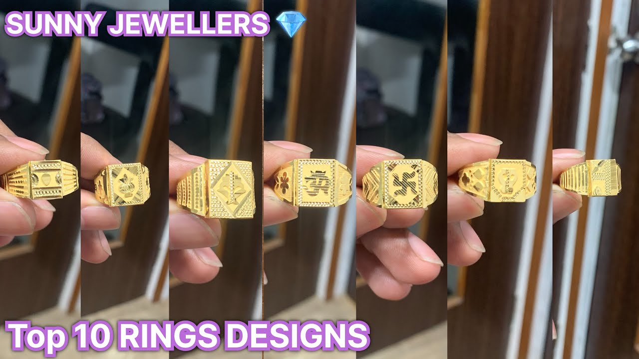 2 To 4 Light Weight Gold Rings Latest Designs For Men’s 😍 - YouTube