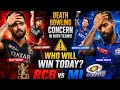 “Death over panic 💀” RCB vs MI😳