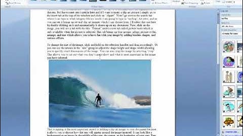Adding Clip Art Images to Microsoft Word for Windows