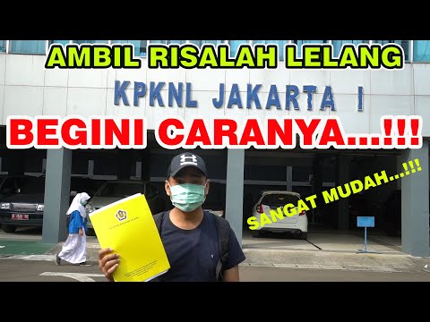 AMBIL RISALAH LELANG (BEGINI CARANYA)