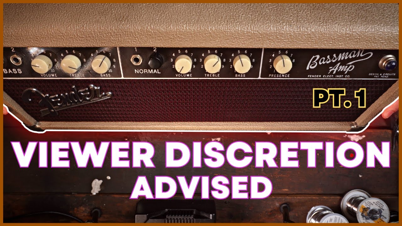 I HATE to see this... | 1961 Fender Bassman 6G6 Amp Repair - Pt. 1