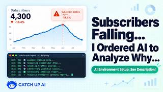My YouTube Subscribers Started Falling. So I Ordered AI to Analyze Why...