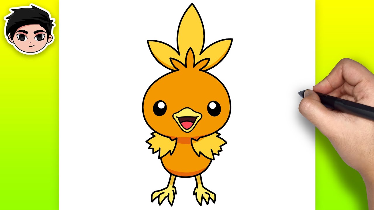 Torchic Draw Como Desenhar TORCHIC (Pokemon) - YouTube