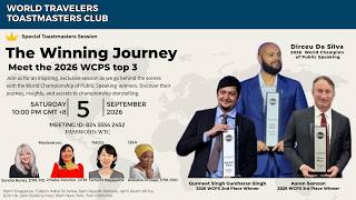 The Winning Journey, Meet the top 3 of 2026 WCPS