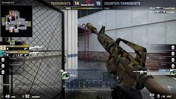 CS:GO Final round 4-kill INSANE CLUTCH on Cache by Mitch