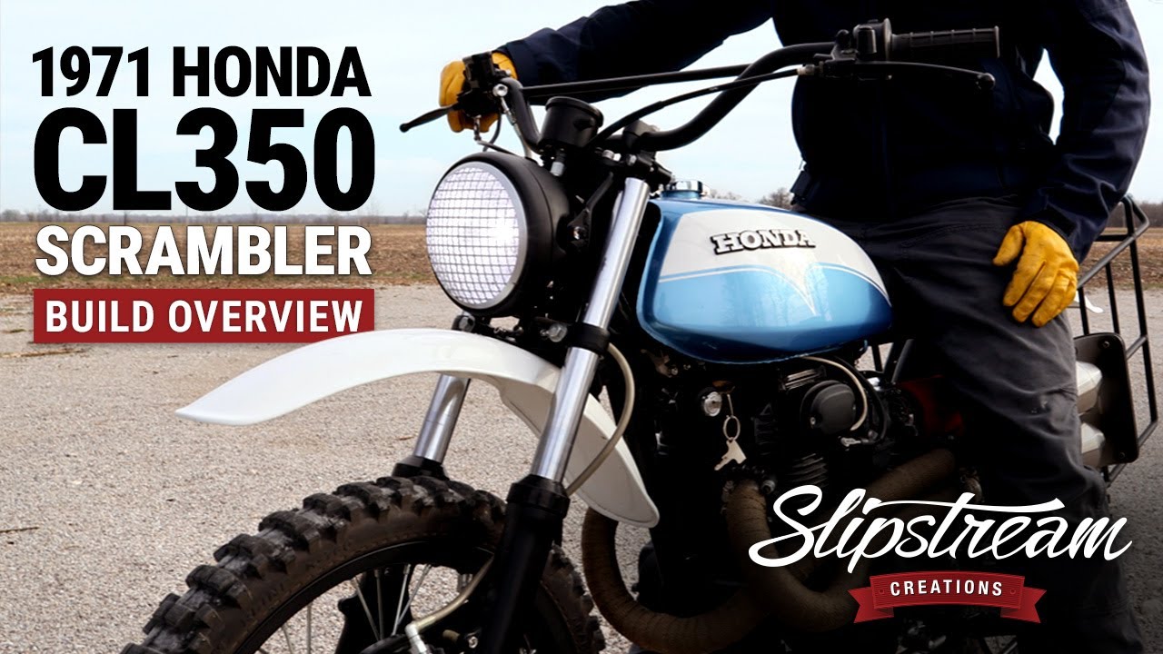 Custom CL350 Scrambler- 1971 Honda Vintage Dual Sport Build Overview