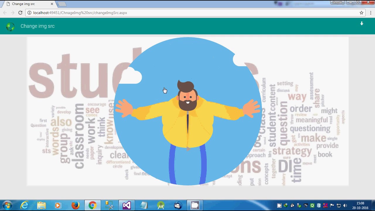 How to change image source using JavaScript in specified time - YouTube How To Change Image Source Using Javascript In Specified Time - Youtube