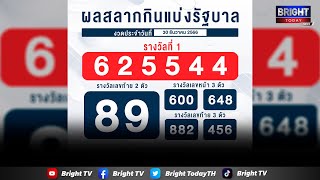 ตรวจหวย!! ผลสลากกินแบ่งรัฐบาล งวดวันที่ 30 ธันวาคม 2566