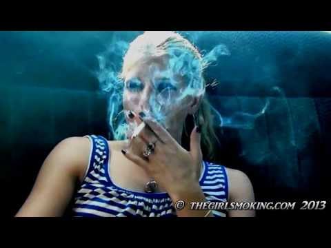 free girl smoking cigarette video Marlboro Red 100! - thegirlsmoking