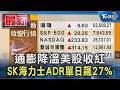 通膨降溫美股收紅 SK海力士ADR單日飆27%｜TVBS新聞