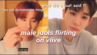 male idols flirting on vlives 101.