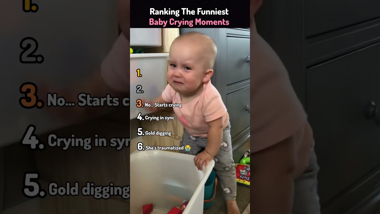 Ranking The Funniest Baby Crying Moments