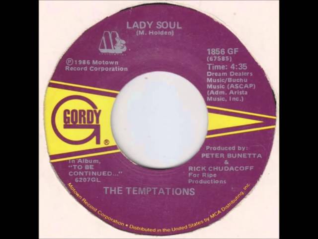 The Temptations - Lady Soul  1986