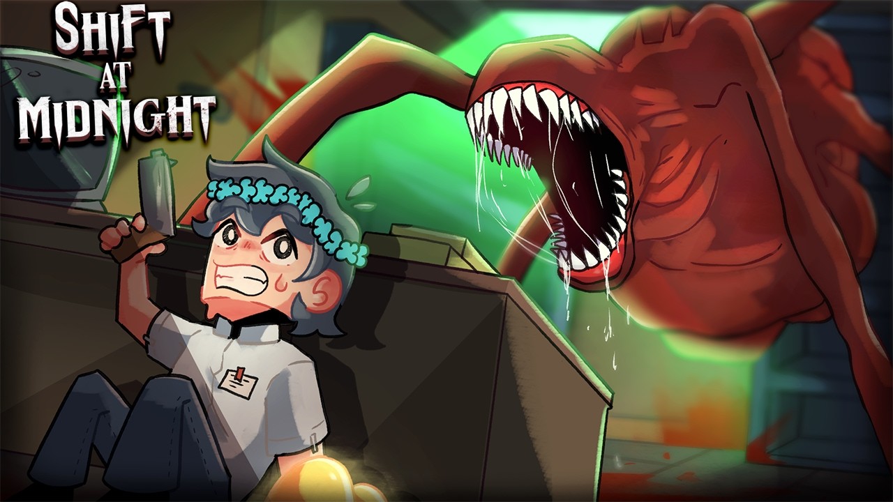 ON SURVIE 24H DANS UNE SUPERETTE HANTÉ.. (Shift at Midnight)