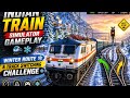 Indian Train Simulator Gameplay | Winter Route & Track Switching Challenge 🚆❄️