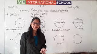 class 5 maths chapter 21(circles ,triangles and quadrilaterals)