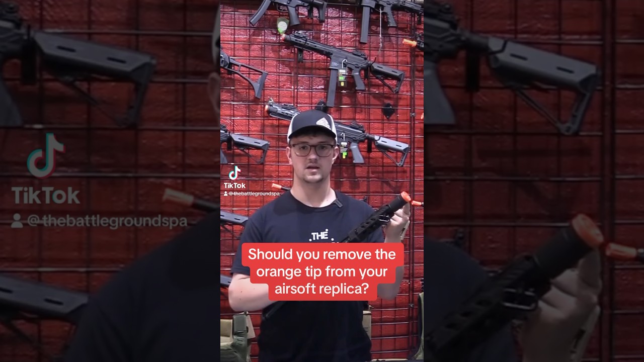 Should you remove the orange tip from your airsoft replica ? 