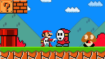 Super Mario Bros , but Mario Can