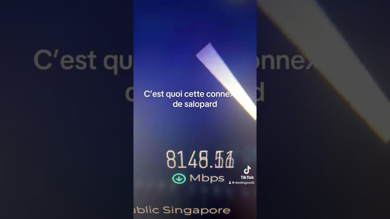Connexion de salopard 8 GB 😱 | Speed Test Free | Internet le plus rapide de France ?! 💨