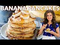 The Best BANANA PANCAKES Recipe