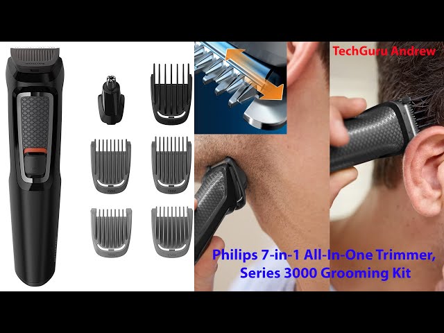 Philips Multigroom Series 3000 MG3720 TESTING HAIR CUTTING - YouTube