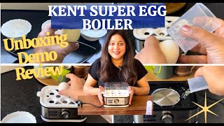 Kent Super Egg Boiler Unboxing, Demo & Review How To Boil Egg To Perfection Electric Egg Boiler