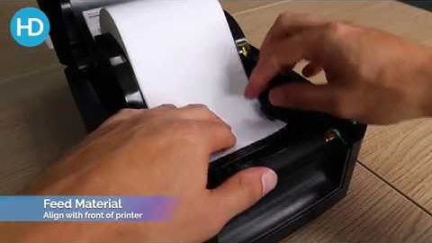 GoDEX RT730i How to Install Label Media and Use Auto Sensing