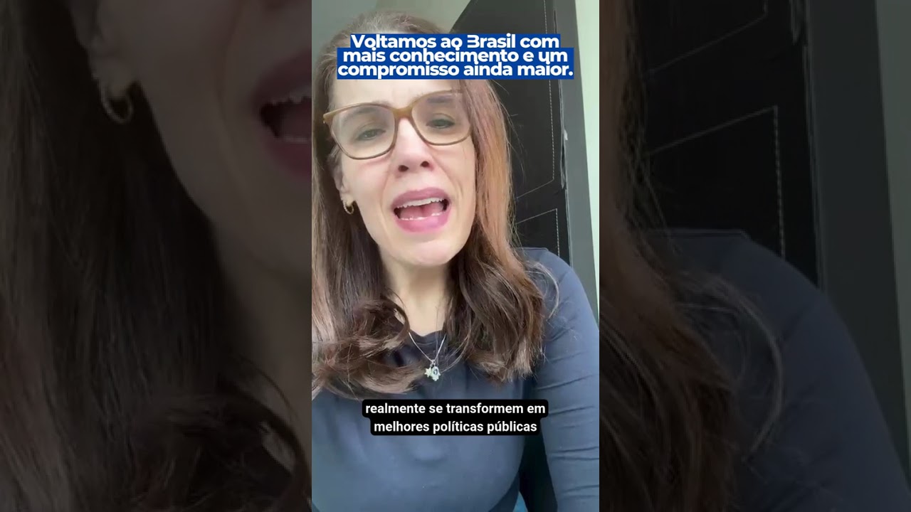 Voltamos ao Brasil com mais conhecimento e um compromisso ainda maior.