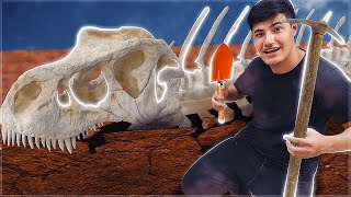 ENCONTREI UM FÓSSIL NO MEU QUINTAL! FÓSSIL DINOSSAURO! screenshot 5