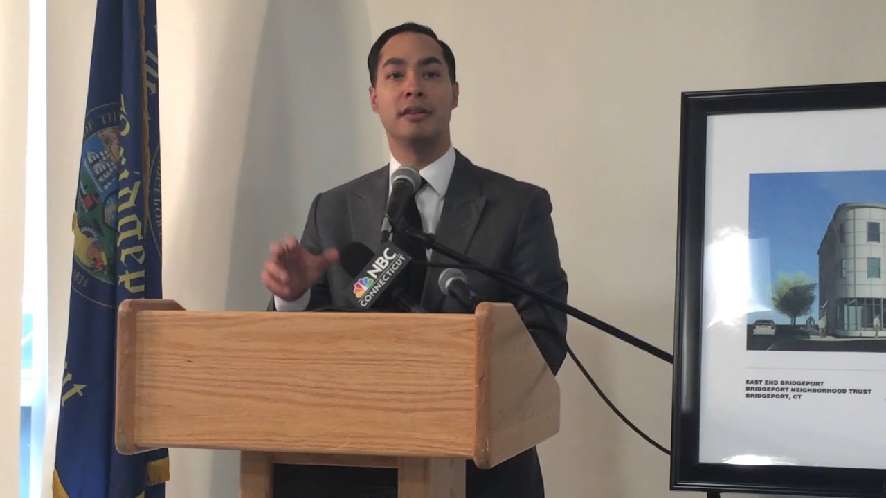 HUD Secretary Juliàn Castro at Milestone Apartments in Bridgeport CT