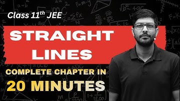 Complete Straight Lines in JUST 20 MINS JEE Main Quick Revision
