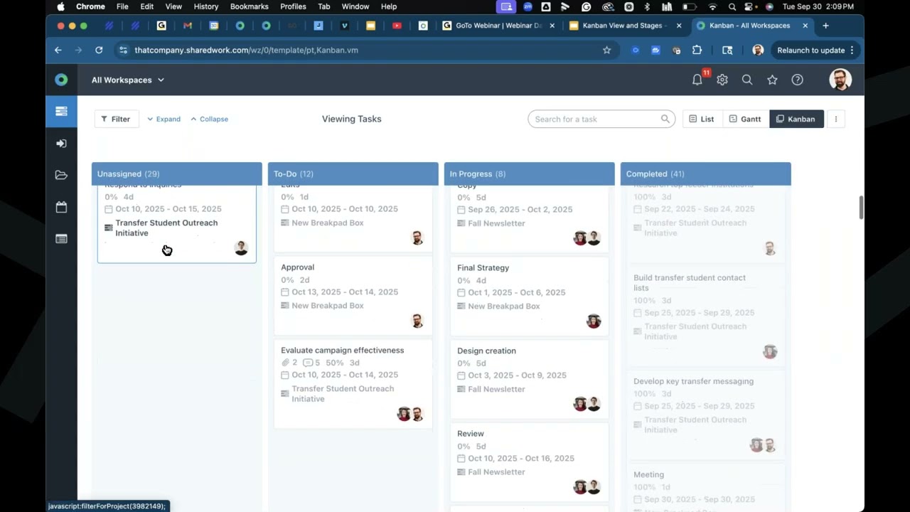 Thumbnail for Your Projects and Tasks, Clearly Mapped: Workzone’s Kanban View + New Kanban Features