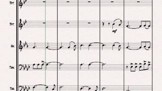 Halleluja - sophisticated arrangement of Cohen's Classic - Brass Quintet chords