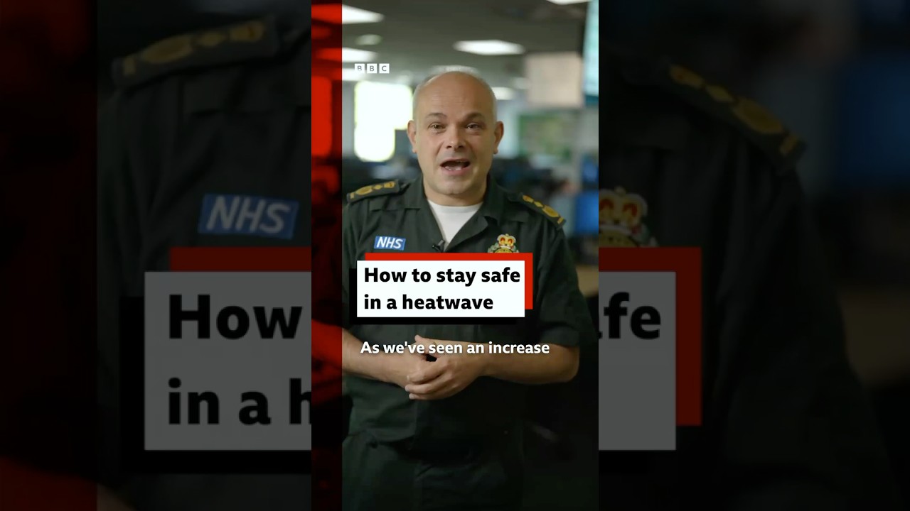 How to stay safe in a heatwave. #BBCNews