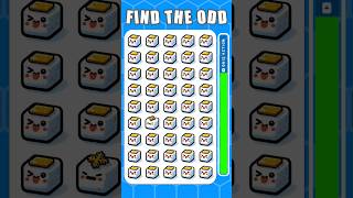 How good are your eyes 👍 【 Find The Odd out now 】 086 #emojichallenge  #shorts #shortsfeed