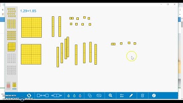 Adding Decimals Using Number Pieces App