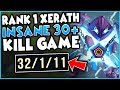 #1 XERATH WORLD INSANE 30+ KILL GAME (THEY HAD NO CHANCE) - League of Legends