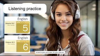 National Exams English Practice Listening: Test with Questions & Answers 🎧 English 5, English 6 (NP)