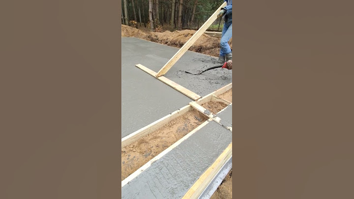 DIY concrete surface leveling tool