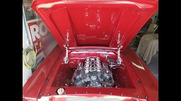 Start up of my 65 Mustang with Borla 8 Stack Injection System