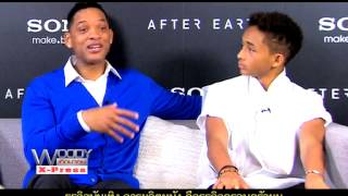 Will Smith kisses his son Jadan on the lips on The Woody Talk Show