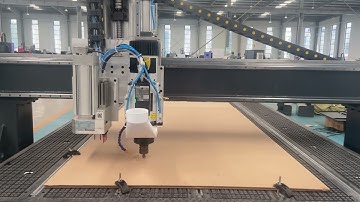 ATC cnc router machine with saw and drilling AKM2030D