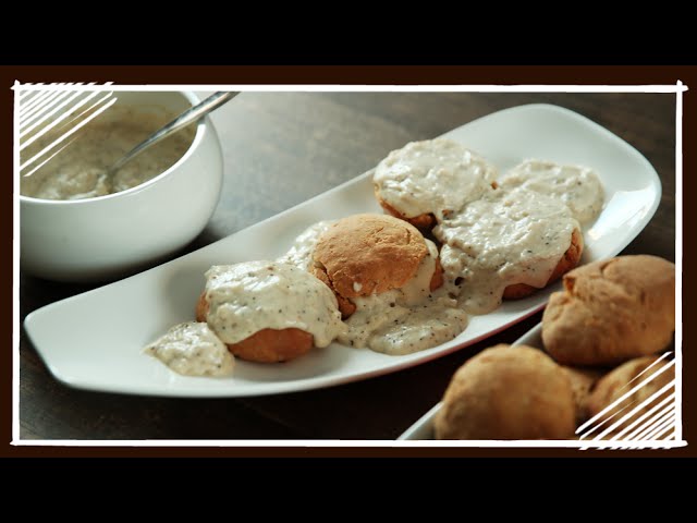American Breakfast (Southern) - Biscuits/ Scones with Gravy | Get Curried
