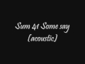 Sum 41 - Some say acoustic